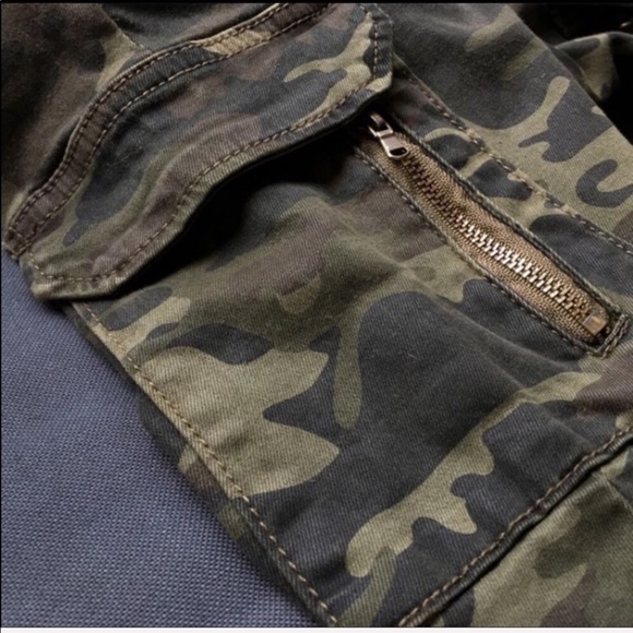 Camo Stretch Cargo Pants Jeans - Picture 4 of 7